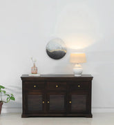 Sheesham Wood Sideboard In Scratch Resistant Warm Chestnut Finish